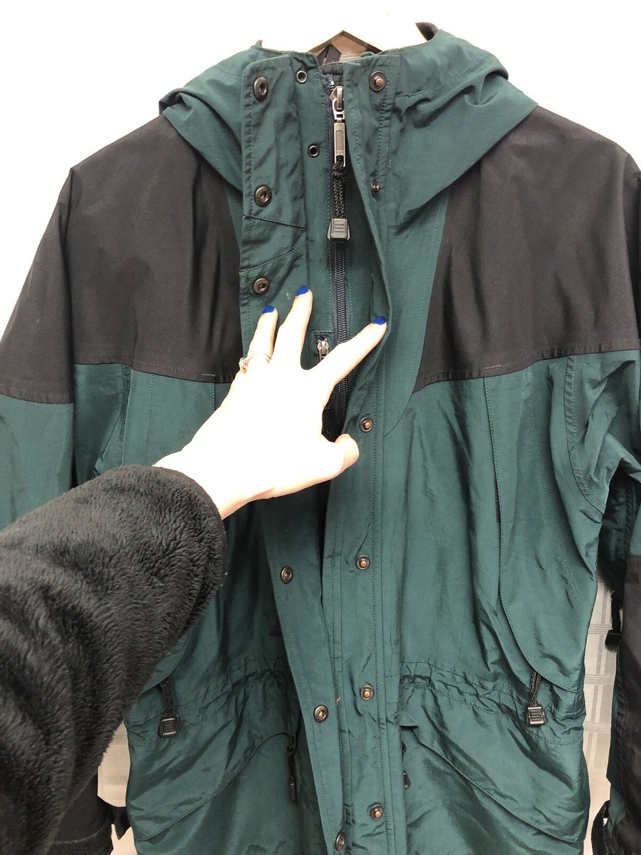 EMS Eastern Mountain Sports Womens Sz M Green Black Gore-Tex EMS Eastern Mountain Sports Womens Sz M Green Black Gore-Tex