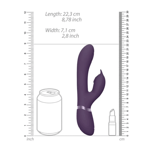 Shots Vive Aimi Pulse Wave Rabbit - Purple - Picture 4 of 9