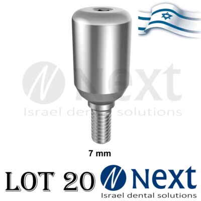 Posten x 20 Heilkappe Abutment Titan 7 mm