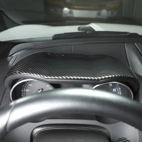 Cubierta de embellecedor de consola de tablero interior de fibra de carbono ABS para Jaguar F-TYPE 2013-2024 - Imagen 30 de 44