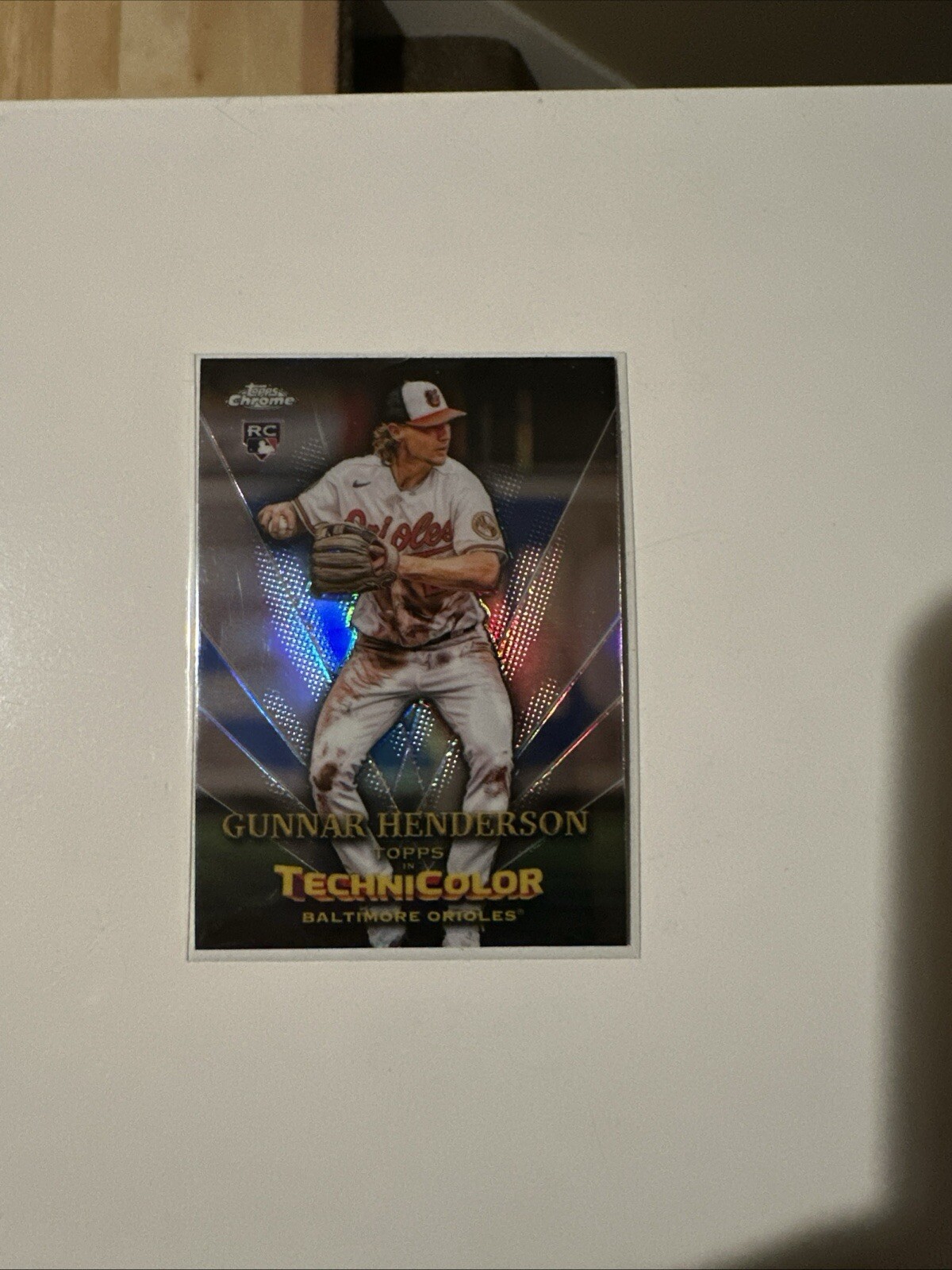 2023 TOPPS CHROME IN TECHNICOLOR ROOKIE ORIOLES GUNNAR HENDERSON RC Q0786