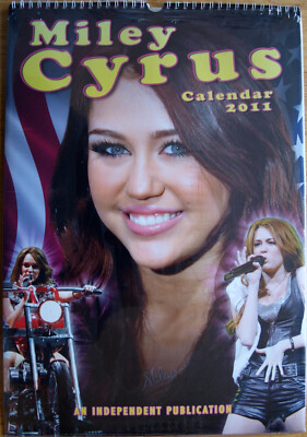 Miley Cyrus Kalender 2011 Spiralbindung  30 x 42 cm 12 Poster z. Raustrennen