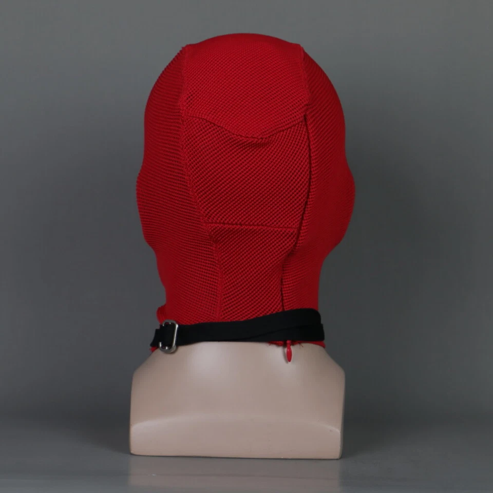 Cosplay Deluxe Deadpool Full Face Mask Breathable knitted Helmet Halloween Prop - Image 4 of 4