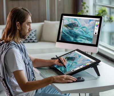 HUION Kamvas Pro 24 4K UHD Graphics Drawing Tablet