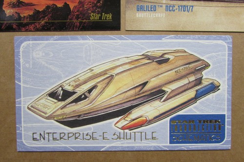 Lot *STAR TREK Cards *TOS & TNG SHUTTLECRAFT NCC 1701 / 7 Galileo II *NCC 1701-E - Bild 2 von 5