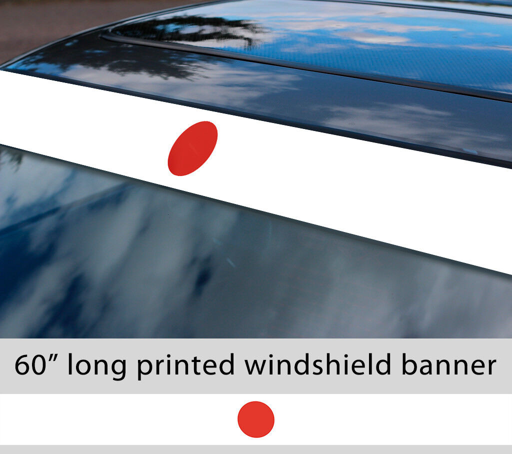 Rising Sun Windshield Banner Sun Strip