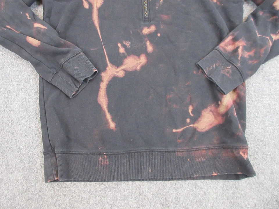 Columbia Sweater Mens Adult Small Black Outdoors Quarter Zip Sweatshirt - Imagem 3 de 4