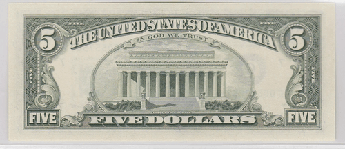 1985 $5 Federal Reserve Star Note Chicago District FR 1978-G* PMG Choice 64 - Picture 3 of 5