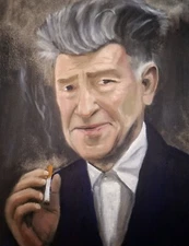 David Lynch Portrait - 8x10" original art print - direct from artist