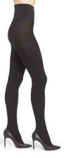 Commando L83144 Womens Black Eclipse Opaque 110 Denier Tights Size Medium