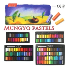 Mungyo Soft Pastels Non Toxic Square Chalk 24 32 48 64 Colors / Made in Korea