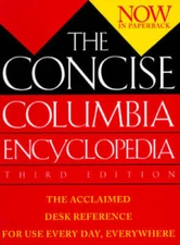 The Concise Columbia Encyclopedia: Third Edition - Paperback - GOOD
