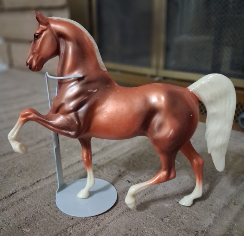 Vintage 1967 Hartland Plastics 5-Gaiter Prancing Horse Figurine Model