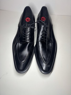 Lamborghini Shoes Men s 44 EU 10 US Black Derby Shoes Rubber Sole