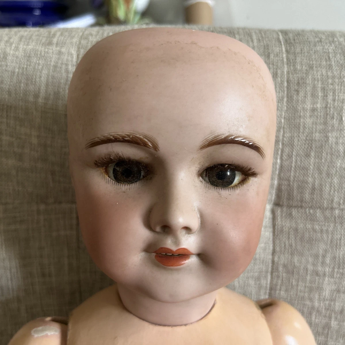 ancienne poupée marcheuse UNIS FRANCE 301 SFBJ taille 12 no JUMEAU BRU Steiner