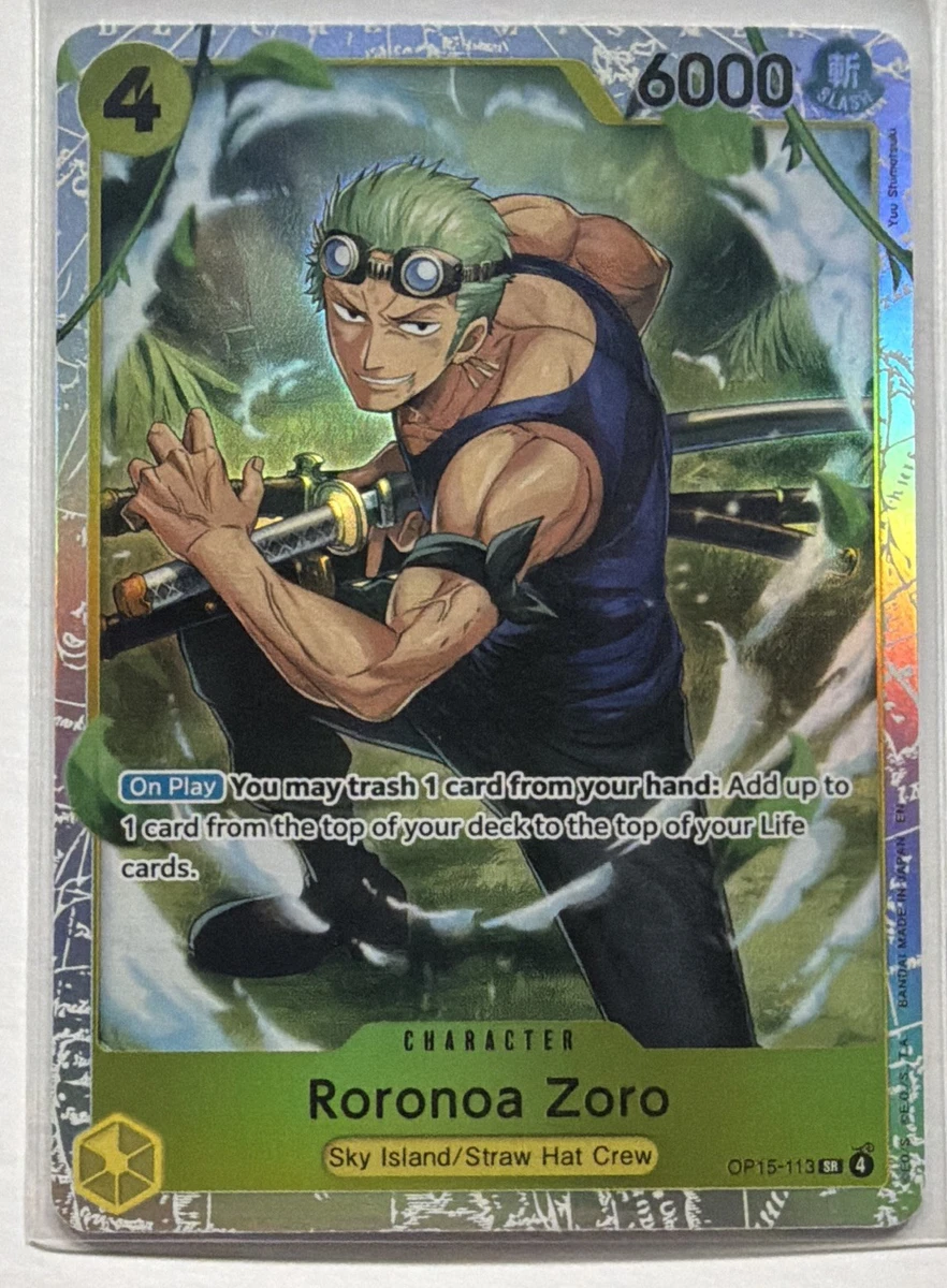 Roronoa Zoro OP15-113 Adventure on Kami's Island for sale | eBay
