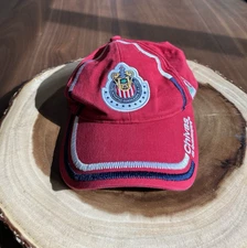 Vintage Chivas De Guadalajara Hat Men One Size Red Soccer Cap Adjustable FMF
