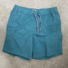 Bonobos Men's Teal Drawstring Casual Swim Shorts Size S