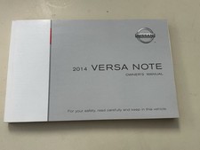 2014 Nissan Versa Note Owners Manual