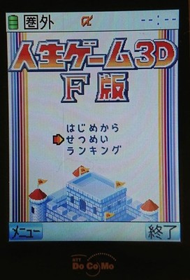 NTT docomo F506I Blue Mova Japanese Flip phone Garakei Keitai Cell