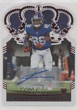 2021 Panini Chronicles Crown Royale Rookie Red 3/75 Kadarius Toney Auto pe8