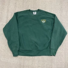 vintage Green Bay Packers sweatshirt mens xl Green 1990s NFL LEE sport