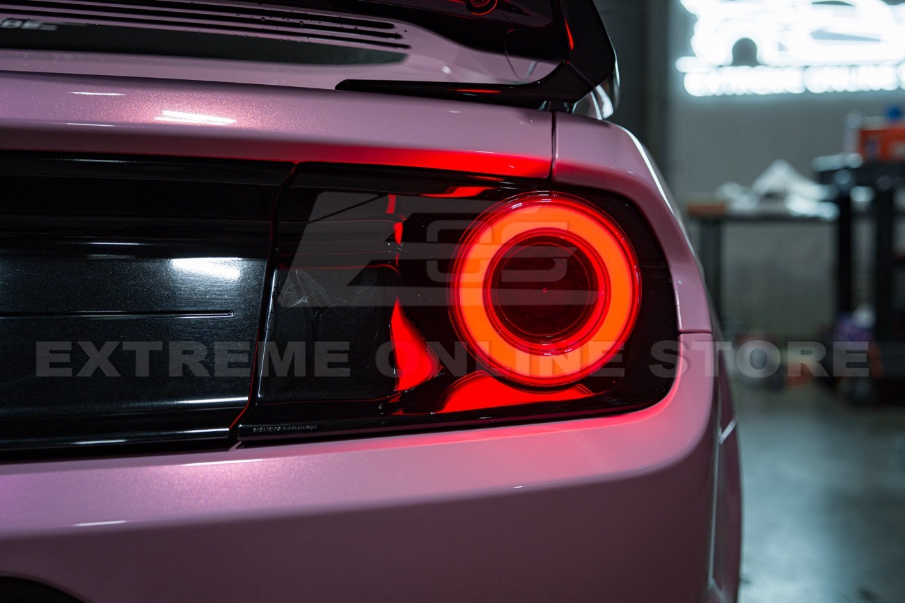 For 15-23 Ford Mustang | Ferrari Style Sequential LED Clear Lens Rear Taillights