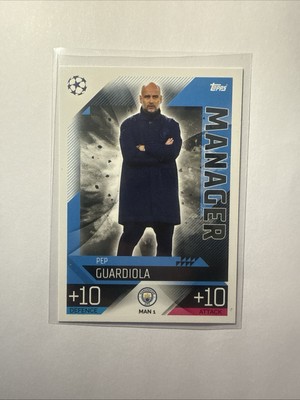 Pep Guardiola Manager Karte # MAN 1. Topps Match Attax 22/23 Neuwertig