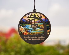 Loss Of Dad Sympathy Gift, Memorial Suncatcher, Father in Heaven, Memorial Gift