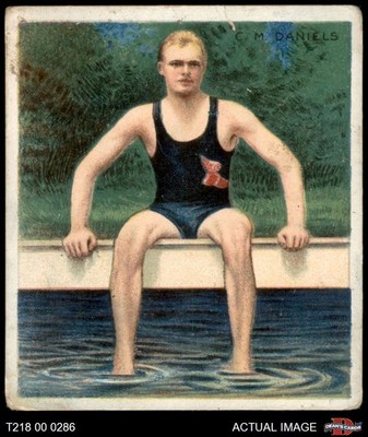 1910 T218 Champions #8 C.M. Daniels Sitting VARIATION Track & Field 1.5 - FAIR
