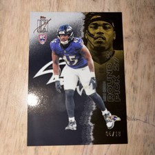 Mike Green #155 2025 Topps Signature Autographs Black RC /10 RAVENS