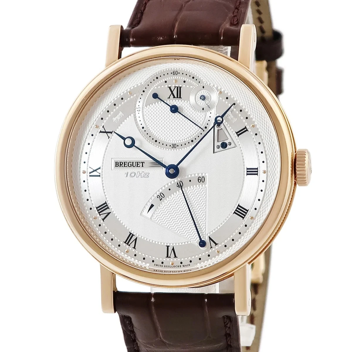 Breguet — Breguet Classic Chronometry 7727 7727BR / 12 / 9WU 41mm Silver Dial #HDW094