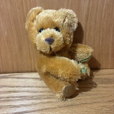 Mini Brown Teddy Bear Plush Stuffed Animal 6" Fuzzy Friend Lovey 1D 