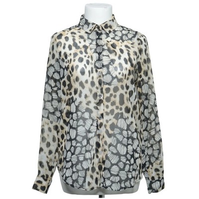 ASOS Design, Bluse, Größe: 34, Schwarz/Beige/Mehrfarbig, Polyester, Leopard #dnj