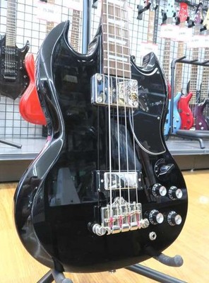 Epiphone SG Bass EB-3 Ebony Electric Bass with Humbuckers Used