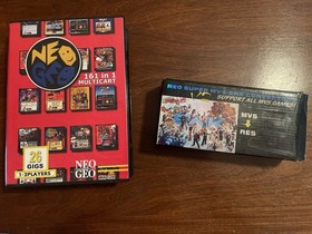Neo Geo AES Bundle 3 Original Boxed Games + 161-in-1 Cart + MVS to AES Converter