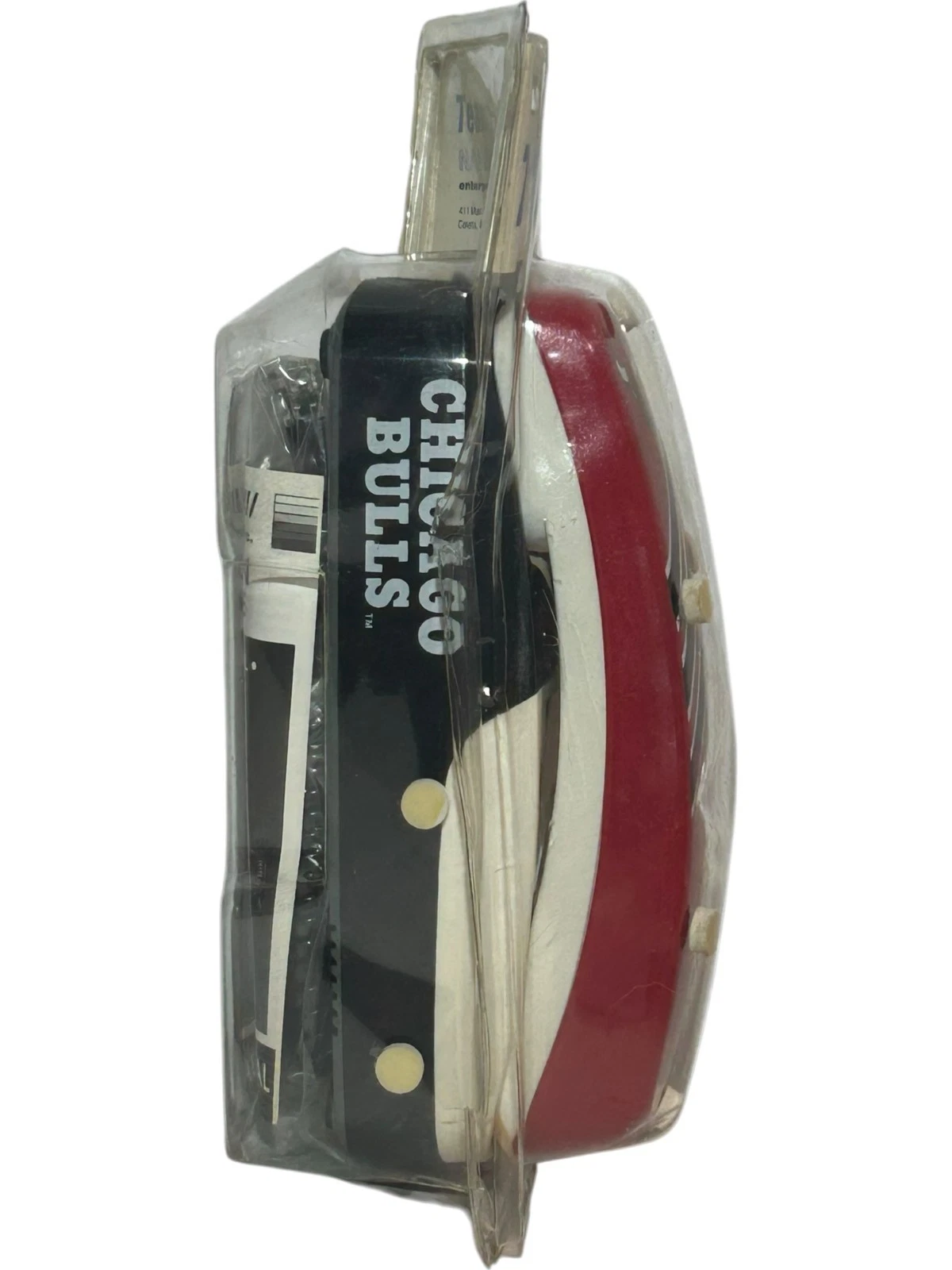 VTG Nardi Team Fones NBA Basketball Chicago Bulls Big Button Phone NIP! Telko - product detail image 3