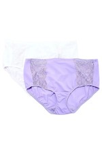 Breezies Women s 2-Pack Soft Support Lace Brief Panty Fashion