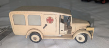 Vintage Prewar Tekno Denmark Tin Ambulance Va...