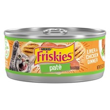 Savory Wet Cat Food Pate, Liver  Chicken Dinner, 24 5.5 oz Cans - Grain-Free