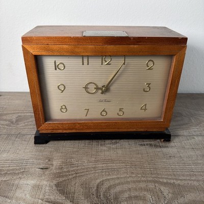 Seth Thomas Fieldston Mantle Clock E515-000 Owned By President Harry Jaffe READ