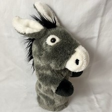 Daphne Donkey Plush Golf Club Driver Headcover Gray Animal Head Cover