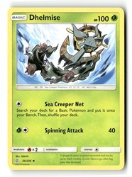 Dhelmise 20/236 Unified Minds Uncommon Pokemon Card