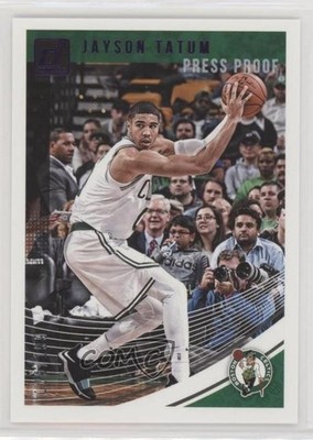 2018-19 Panini Donruss Press Proof Purple 29/199 Jayson Tatum #76 hn8