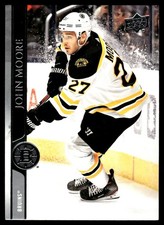 2020-21 Upper Deck #17 John Moore Boston Bruins Hockey Card