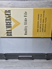 Vintage Brumberger Metal Deluxe Slide File for 2x2 35mm Color Slides