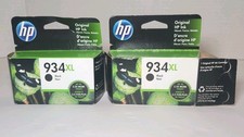 HP-934-XL Black High Yield Cartridges Lot of 2 EXPIRED 11/2021 NEW  OPEN BOX