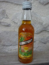 Mignonnette bouteille punch Passion fruit avec rhum  Campeny 5 cl non ouverte