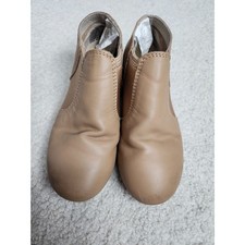Revolution Leather Tan Tap Shoes Boot Style 575   Size 2.5A