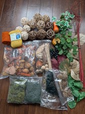 Autumn D�cor Bundle ? Craft Supplies, Artificial Leaves, Moss & Ornamets